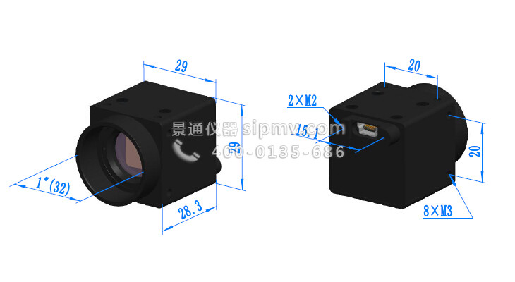 ICMOS系列显微镜C接口USB2.0 CMOS相机