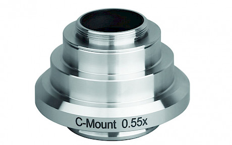 Leica徕卡三通显微镜摄像通道转C接口适配器(可缩小0.7倍、0.55倍、0.35倍)