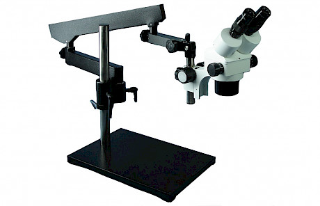 VMS163双目带座摇臂万向支架体视显微镜