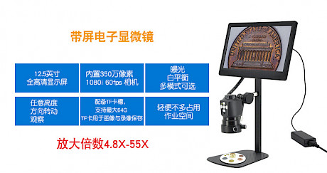 
HD32工业产线检测视频显微镜