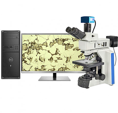VM3500M科研级透反射金相显微镜内定位5孔明场编码转换器