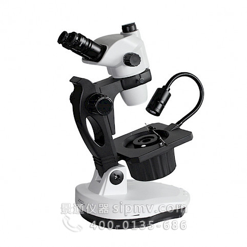 ZBX650L专业级宝石鉴定显微镜6.5-55倍带LED顶灯