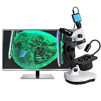 VGM650L专业级连续变倍宝石显微镜6.5-55倍带LED顶灯