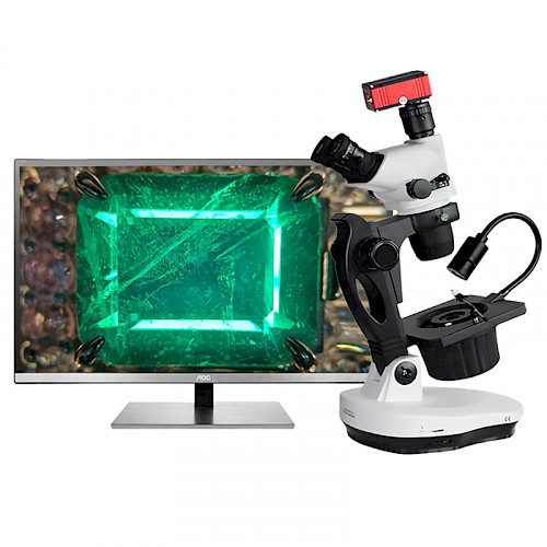 VGS871L专业级宝石珠宝鉴定显微镜6.7-45倍带LED顶灯